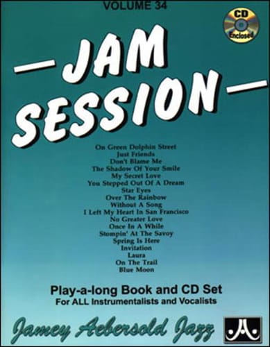 Volume 34 avec 2 CDs - Jam Session METHODE AEBERSOLD Partition Jazz