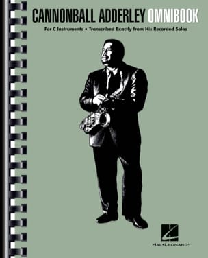 Cannonball Adderley - Omnibook For C Instruments - Canonball Adderley
