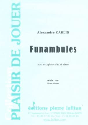 Parcourir les pages de Funambules - Carlin Alexandre - Partition