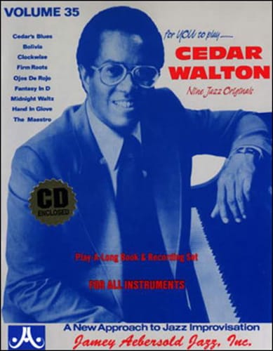Volume 35 - Cedar Walton METHODE AEBERSOLD Partition Jazz