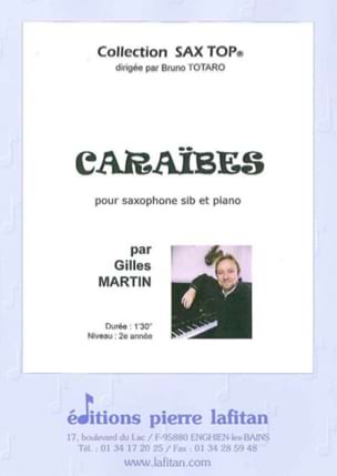 Caraïbes Gilles Martin Partition Saxophone