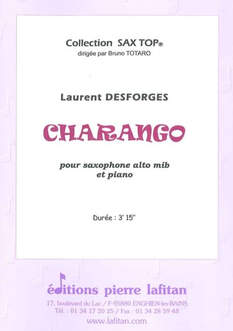 Charango Laurent Desforges Partition Saxophone