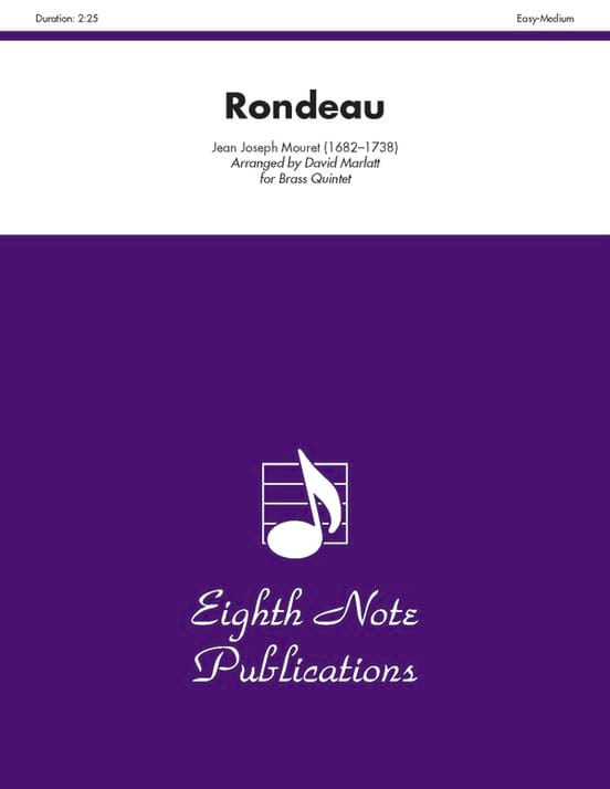 Rondeau Jean-Joseph Mouret Partition