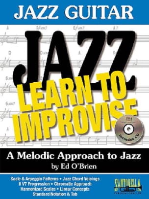 Jazz Guitar - Learn To Improvise Brian Ed O' Partition Guitare