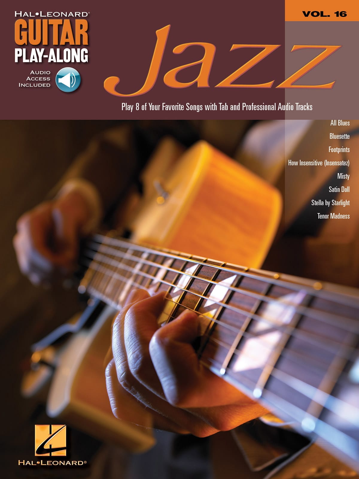 Guitar Play-Along Volume 16 - Jazz Guitar Partition Jazz