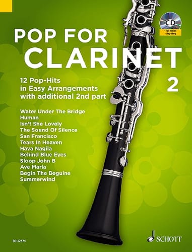 Pop For Clarinet - Volume 2 Partition Clarinette