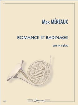 Romance et badinage Max Méreaux Partition Cor