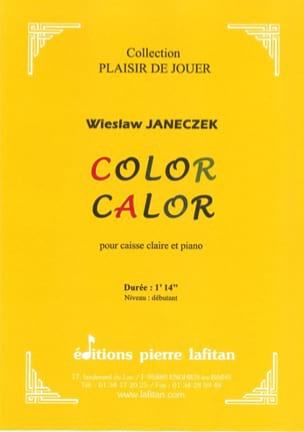 Color calor Wieslaw Janeczek Partition Caisse-claire