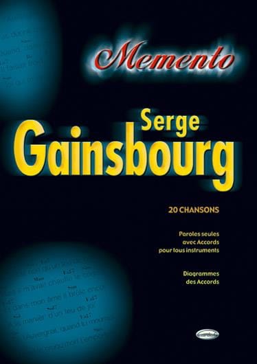 Memento Serge Gainsbourg Partition Chanson française