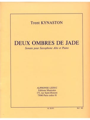 2 Ombres de Jade Sonate Kynaston Partition Saxophone