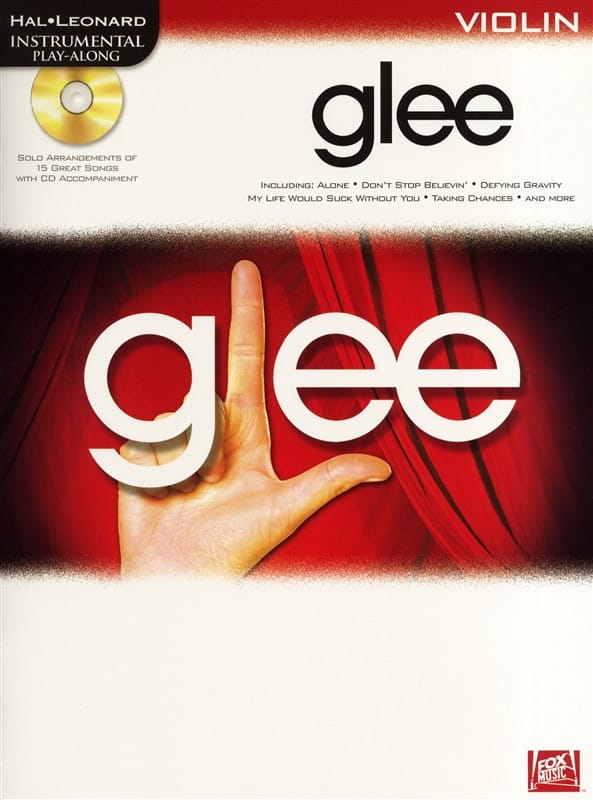 Glee - Instrumental play-along Partition Violon