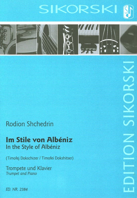 In the Style of Albeniz Rodion Shchedrin Partition Trompette