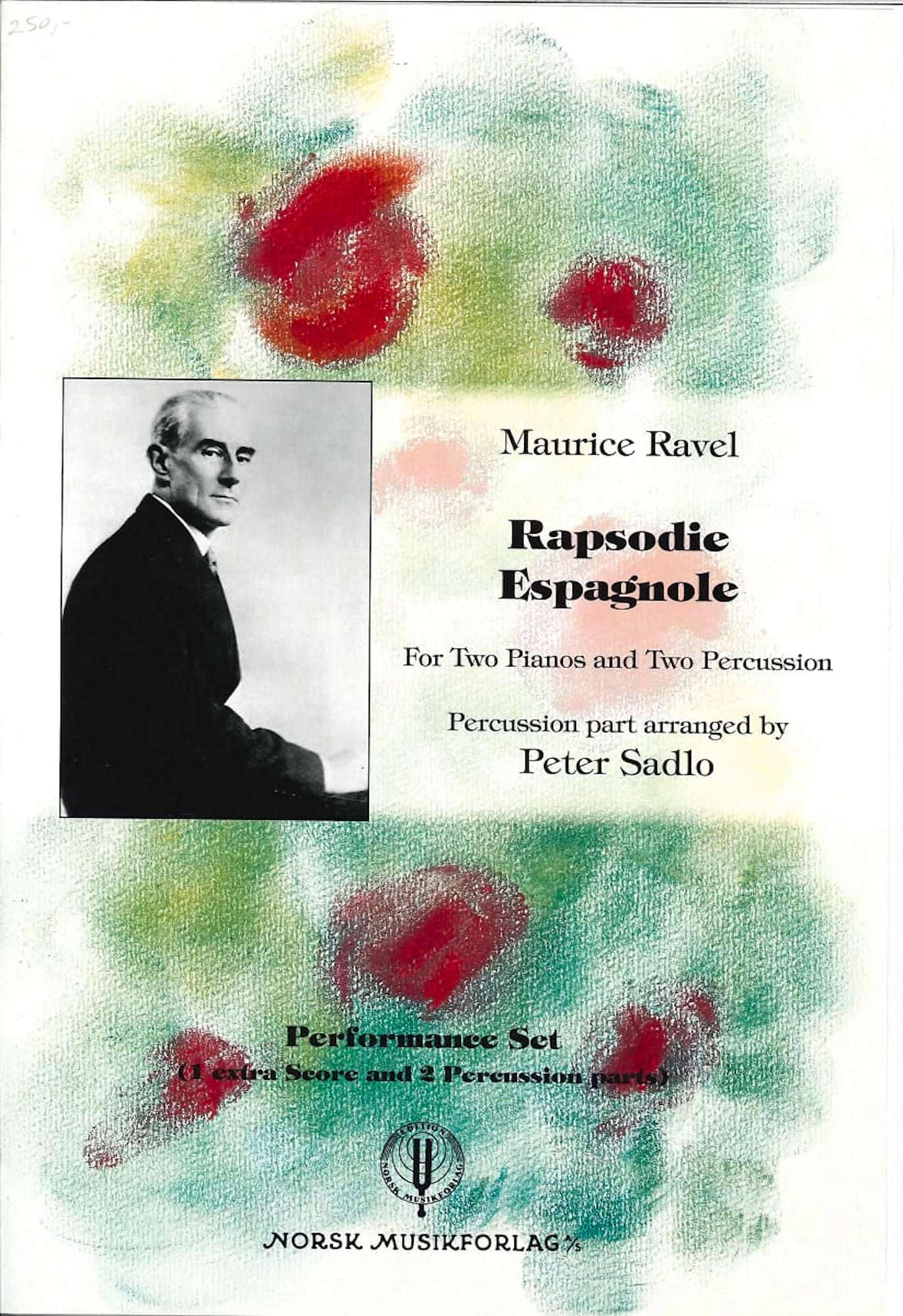 Rapsodie Espagnole - 2 Pianos et 2 Percus RAVEL Partition