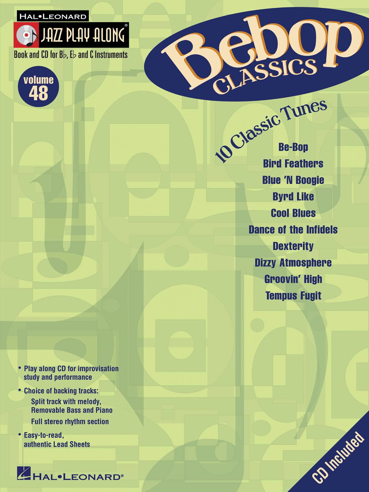 Jazz play-along volume 48 - Bebop Classics Partition Jazz