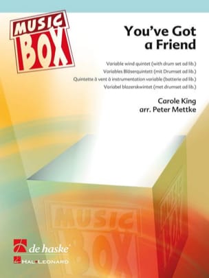 You've got a friend - music box Carole King Partition ENSEMBLES, BANDS