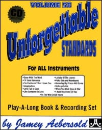 Volume 58 - Unforgettable Standards METHODE AEBERSOLD Partition Jazz