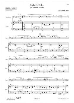 Cube 1-2-3... Alain Lopez Partition Trombone