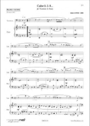 Cube 1-2-3... Alain Lopez Partition Trombone