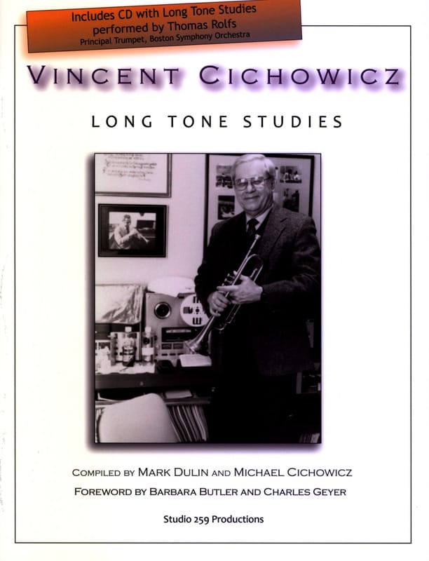 Long Tone Studies Vincent Cichowicz Partition Trompette
