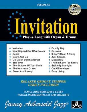 Volume 59 - Invitation METHODE AEBERSOLD Partition Jazz