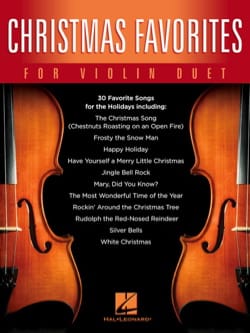 Christmas Favorites for Violin Duet Noël Partition Violon