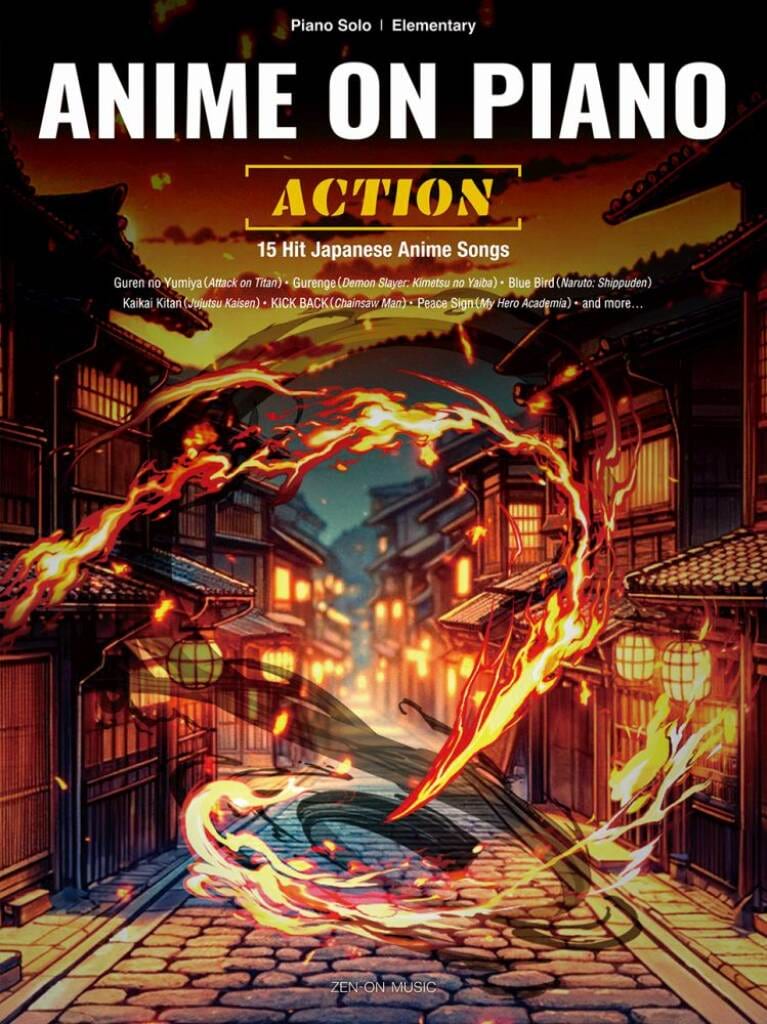 Anime On Piano - Action Partition Musique de film