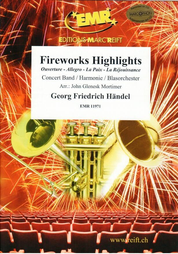 Fireworks Highlights HAENDEL Partition ENSEMBLES, BANDS