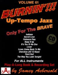 Volume 61 - Burnin !!! METHODE AEBERSOLD Partition Jazz