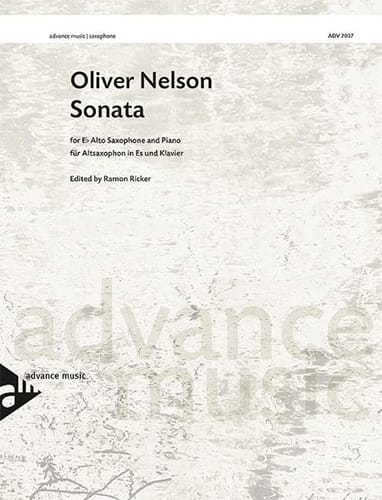 Sonata Oliver Nelson Partition Saxophone