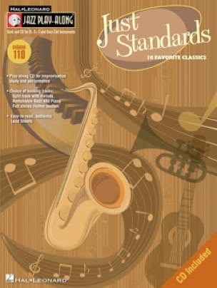 Jazz Play-Along Volume 110 - Just Standards Partition Jazz