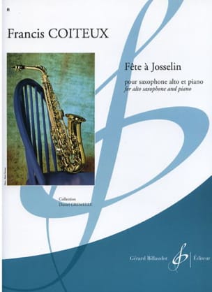 Fête A Josselin Francis Coiteux Partition Saxophone