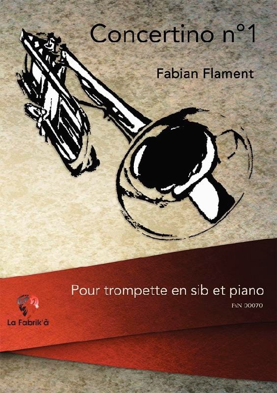 Concertino n°1 Fabian Flament Partition Trompette