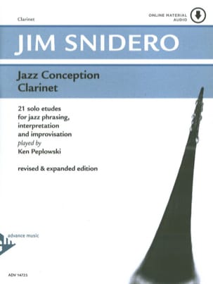 Jazz Conception - 21 Solo Etudes Jim Snidero Partition Clarinette