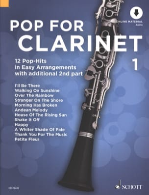 Pop For Clarinet - Volume 1 Partition Clarinette