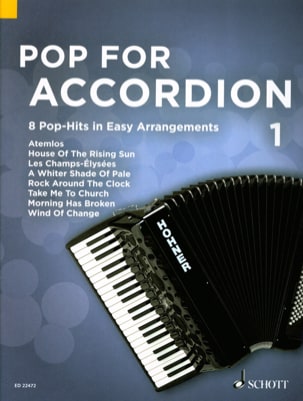 Pop For Accordion - Volume 1 Partition Accordéon