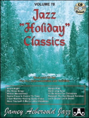 Volume 78 - Jazz Holiday Classics METHODE AEBERSOLD Partition Jazz