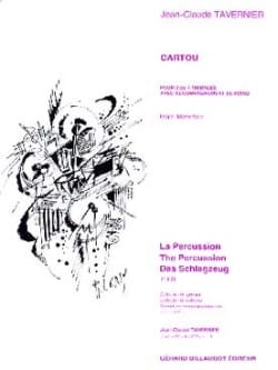 Cartou TAVERNIER Partition Timbales