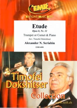 Etude Opus 8 n°12 Alexandre N. Scriabin Partition Trompette
