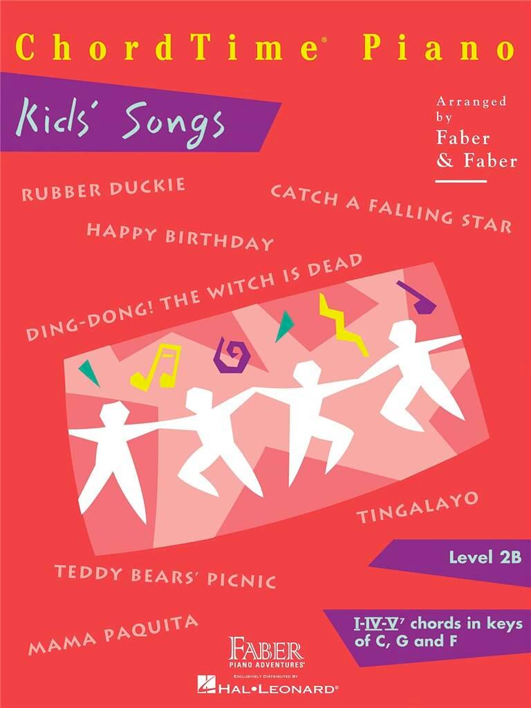 ChordTime Piano Kids' Songs Level 2B Partition