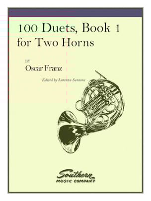 100 Duets Volume 1 Oskar Franz Partition Cor