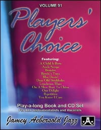 Volume 91 - Player's Choice METHODE AEBERSOLD Partition Jazz