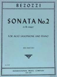 Sonata N° 2 Alessandro Bezozzi Partition Saxophone