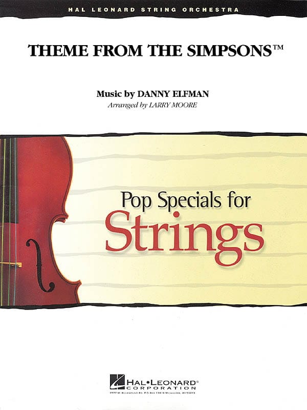The Simpsons - Pop Specials For Strings - Danny Elfman - Partition