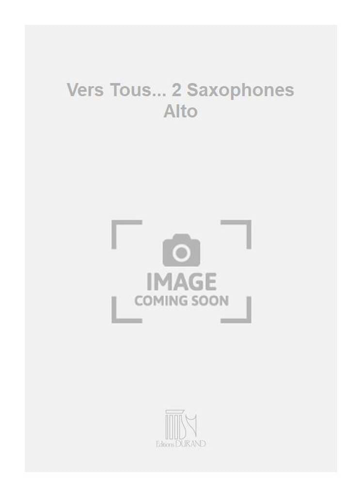 Vers Tous les Chemins Damien Charron Partition Saxophone