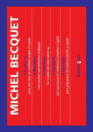 6 Exercices Michel Becquet Partition Trombone