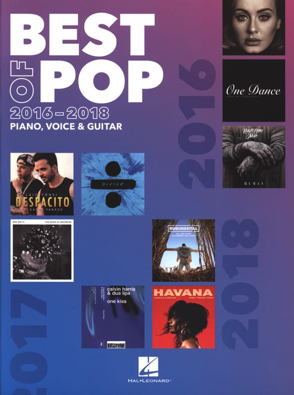 Best Of Pop 2016-2018 Partition Pop / Rock