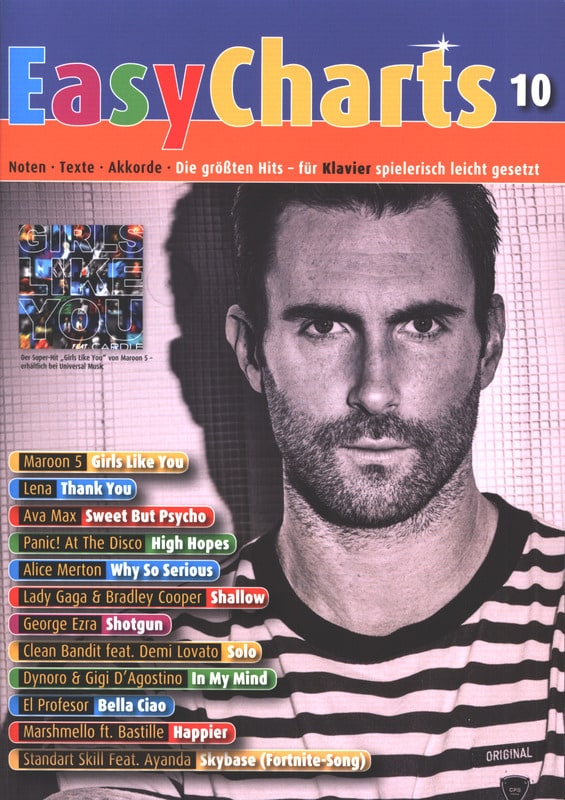 Easy Charts - Volume 10 Partition Pop / Rock