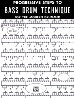 Progressive Steps To Bass Drum Ted Reed Partition Batterie