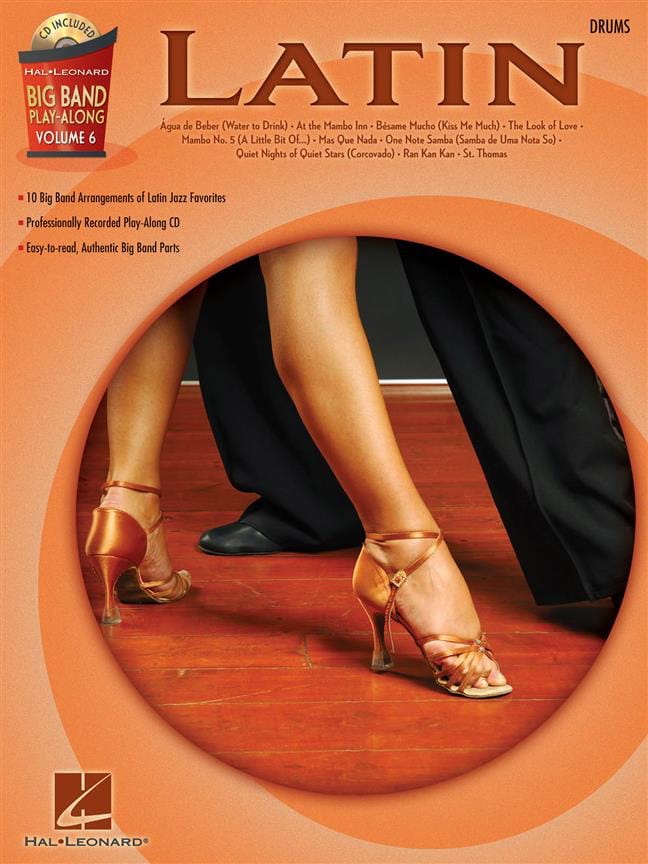 Big band play-along volume 6 - Latin Partition Batterie
