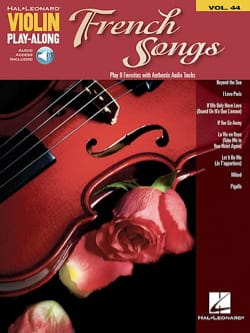 Violin Play-Along Volume 44 French Songs Partition Violon